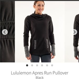 lululemon Run Away Fleece Pullover gray Sweater